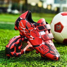 Men Boy Kids Soccer Cleats Turf Football Soccer Shoes TF Hard Court Sneakers Trainers New Design Football Boots Size 28-38