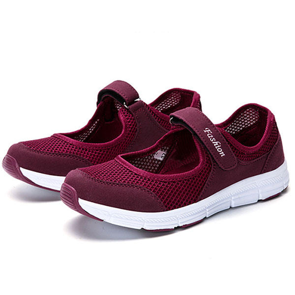 Casual Mesh Light Soft Sole Breathable Outdoor Sport Flats 