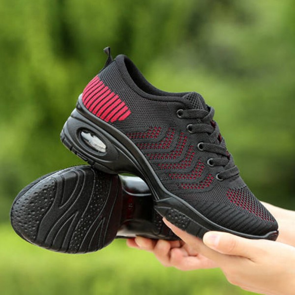 Women Cushioned Breathable Casual Shoes Wear-resisting Sneakers 